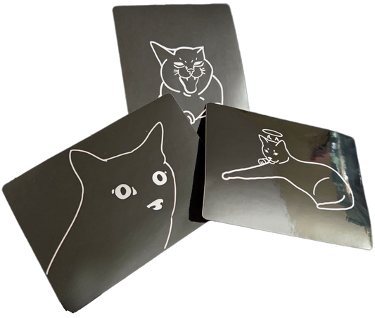 Cat Stamps - 3pck